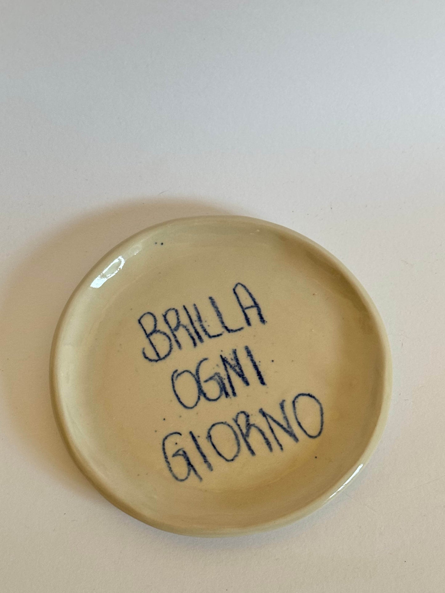 Piattino portagioie cuoricini scritta incisa - UNICO ✨