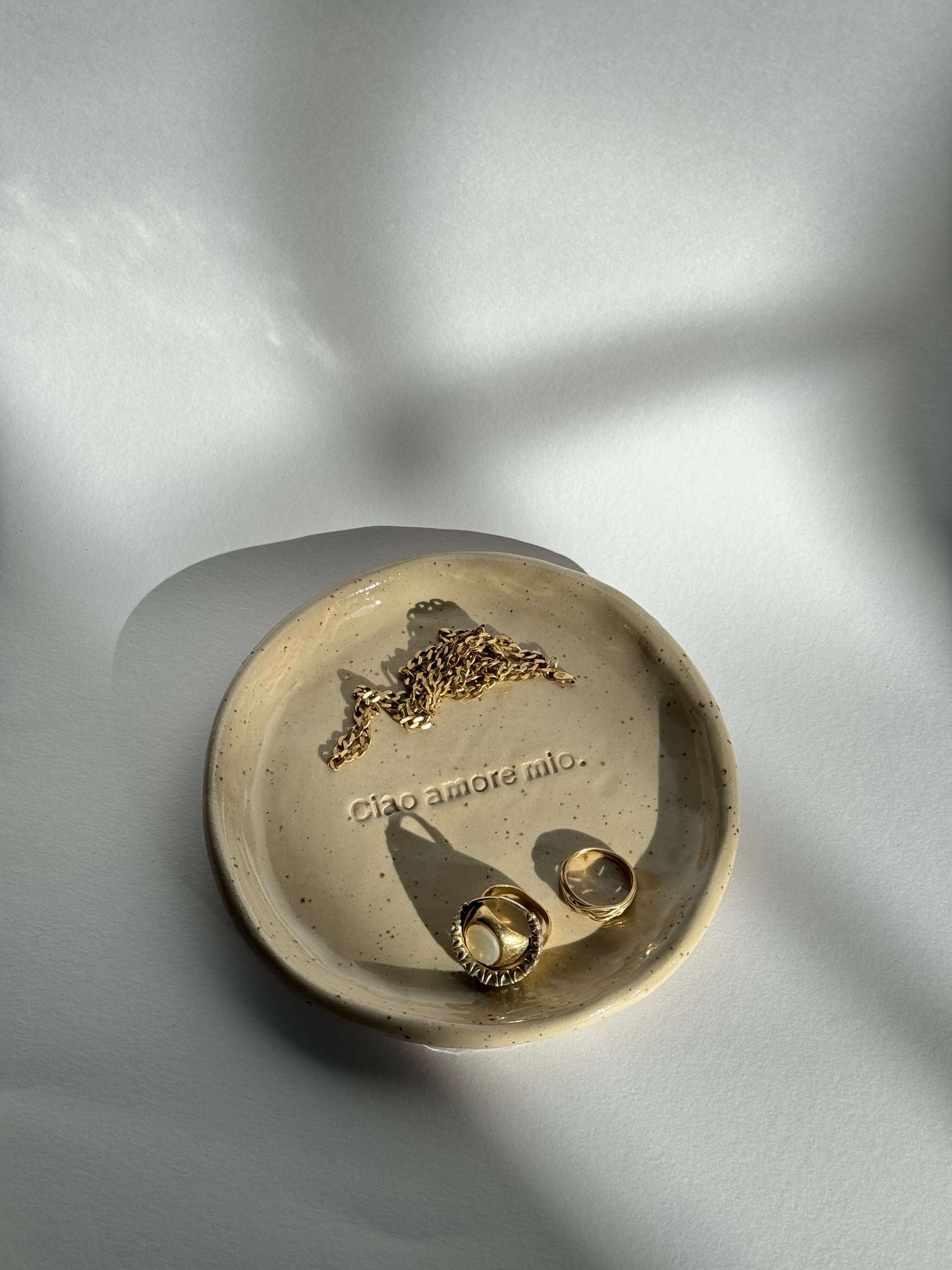 Piattino portagioie - incidi la tua scritta