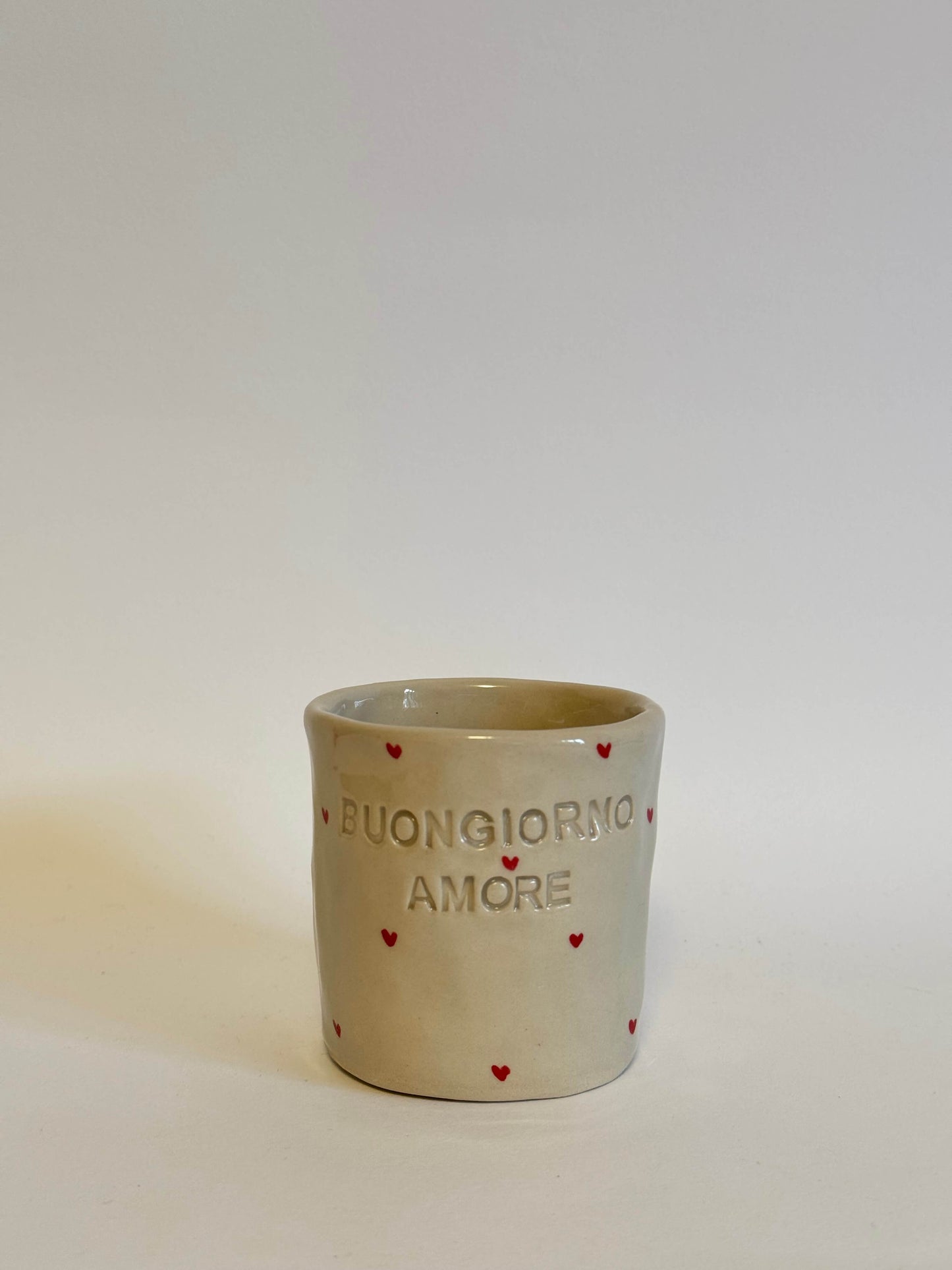 Tazzina da caffè "Buongiorno amore"- UNICA ✨