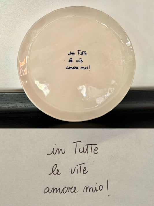 Grafia piatto - scritto da te