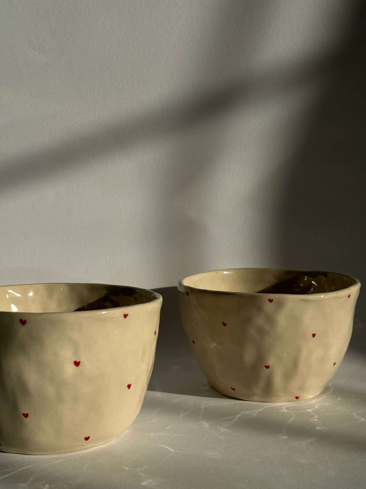 Bowl cuoricini rossi - UNICA ✨